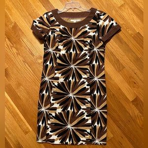 Boden floral burst retro weekend shift dress size 8